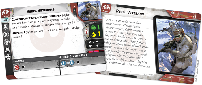 Star Wars : Legion - Rebel Veterans Unit Expansion